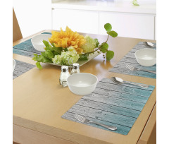 Digital Wood Panels Place Mats