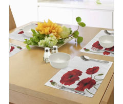 Flowers Petals and Buds Place Mats