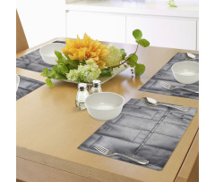 Futuristic Panels Place Mats