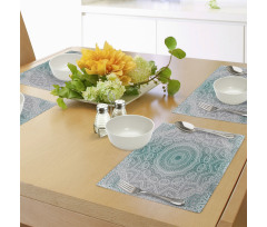 Mandala Occult Motif Place Mats