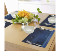 Winter Season Nighttime Place Mats