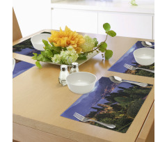 Village Aerial Scenery Place Mats