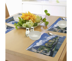 Landscape of Lake Como Place Mats