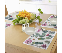 Botanic Herbal Cartoon Place Mats