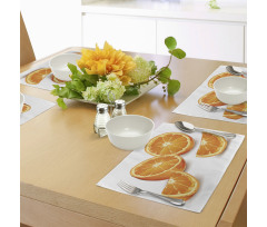 Health Orange Citrus Art Place Mats