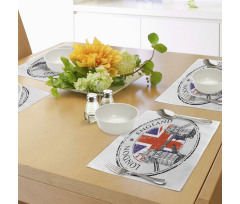 Flag Nostalgic National Place Mats