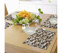 Camo Style Shades Place Mats