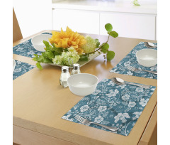 Floral Romantic Beams Place Mats