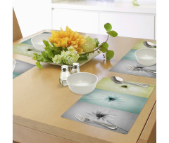 Different Daisy Flower Place Mats