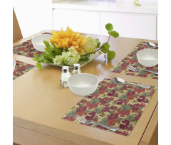 Exotic Wild Tropic Birds Place Mats