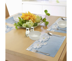 Abstract Cherry Blossom Place Mats