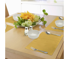 Vintage Dots Marigold Place Mats