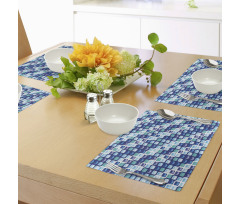 Vintage Mosaics Squares Place Mats