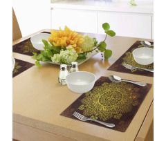 Oriental Snowflake Art Place Mats