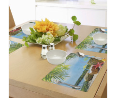 Coconut Pineapple Summer Place Mats