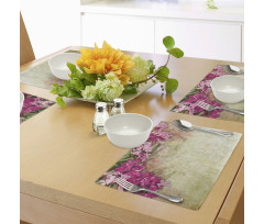 Vintage Oleander Flowers Place Mats