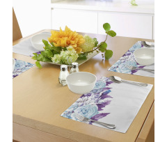 Vintage Flower Petals Place Mats