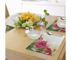 Fragrance Blossoms Garden Place Mats