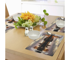 Surreal Evening Big Ben Place Mats