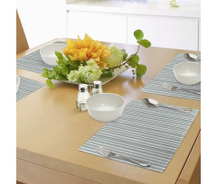 Thin and Bold Stipes Place Mats