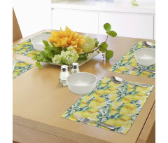 Lemon Citrus Branches Place Mats