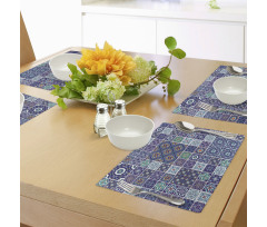 Traditional Mosaic Tile Place Mats