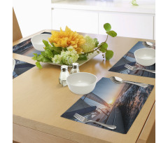 Sail Boat on Sea Hobby Place Mats