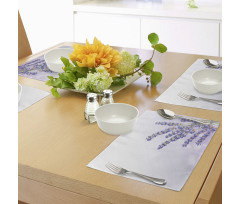 Fresh Herb Plant Posy Place Mats