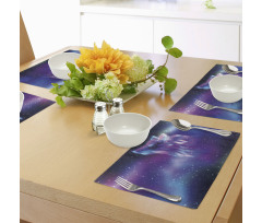 Northern Aurora Borealis Place Mats