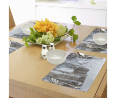 European Lynx Wilderness Place Mats