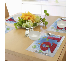 Abstract Balloons Place Mats