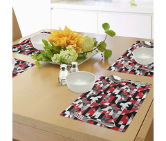 Half Triangles Square Place Mats