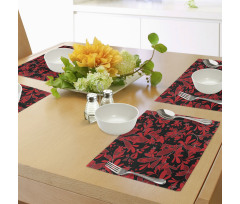 Oceanic Island Flower Place Mats