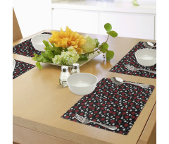 Snow Like Polka Dots Place Mats