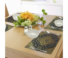 Boho Paisley Folklore Place Mats