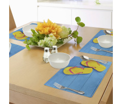 Flip Flops Pier Place Mats