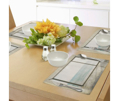 Coastal Scene Ocean View Place Mats