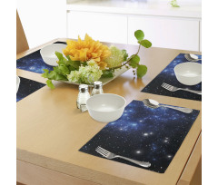 Space Star Nebula Place Mats