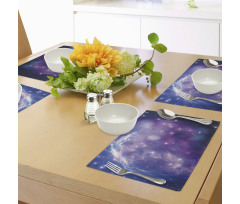 Purple Nebula Place Mats