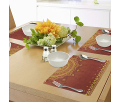 Traditional Saree Place Mats