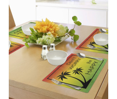 Positive Music Lettering Place Mats