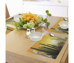 Sunset Desert Ecology Place Mats