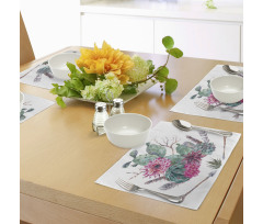 Exotic Bouquet Vintage Place Mats