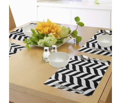 Chevron Retro Place Mats