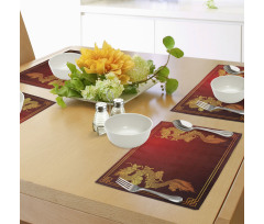 Historic Creature Place Mats