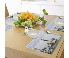 Lighthouse Palms Place Mats