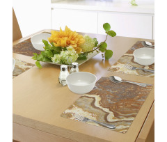 Natural Travertine Facet Place Mats