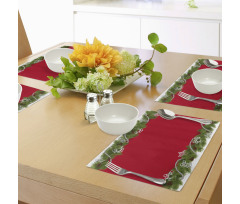 Coniferous Spruce Place Mats