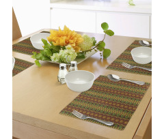 Abstract Motifs Place Mats