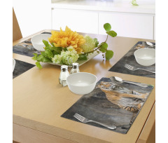 Bengal Tiger Cat Predator Place Mats